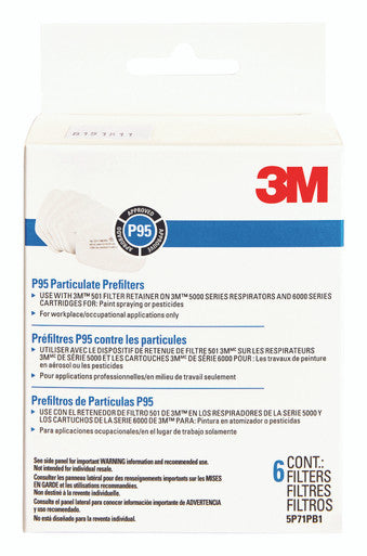 Filter Pre Respirator Mask Box 6