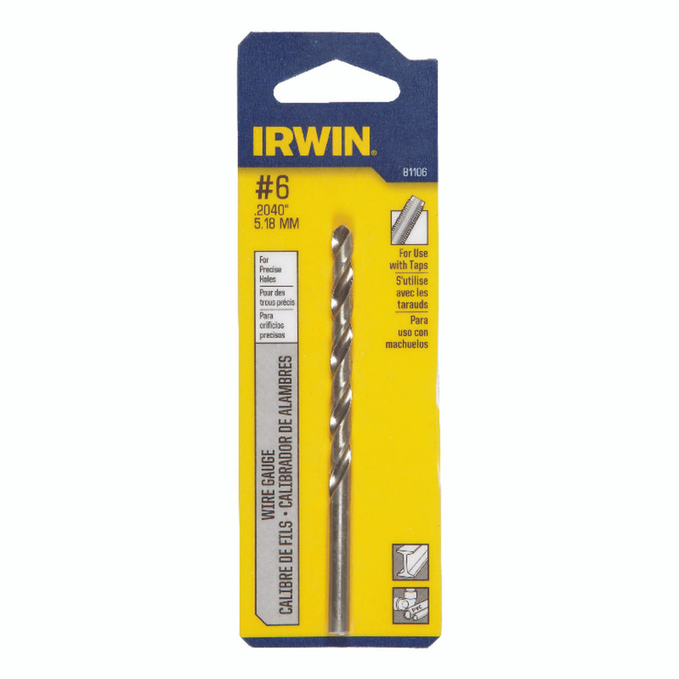 BIT DRILL #6 WIRE GAUGE