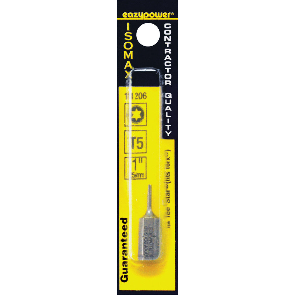 insert bit 1 pack 1l  star t5 hand tool
