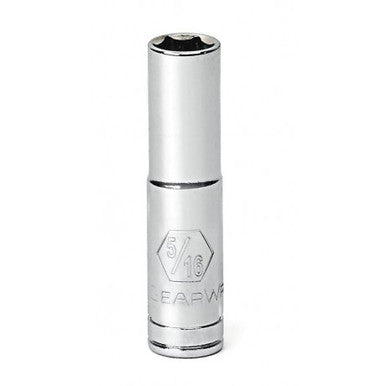 Socket Deep 1/4 Drive 6 Point 9 Millimeter