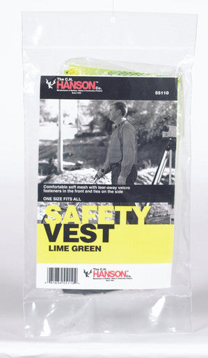 Safety Vest Mesh Lime Green