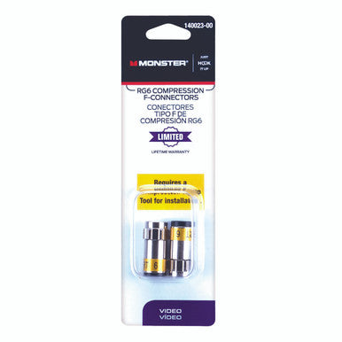 Connector RG6 F 2Pack