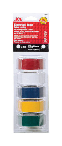 Tape Electric 3/4 X 12 Foot 5 Pack