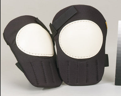 Knee Pad Black White Pair Clip