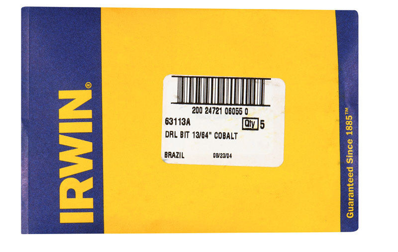 cobalt drill bit 13/64 in. 1-pc