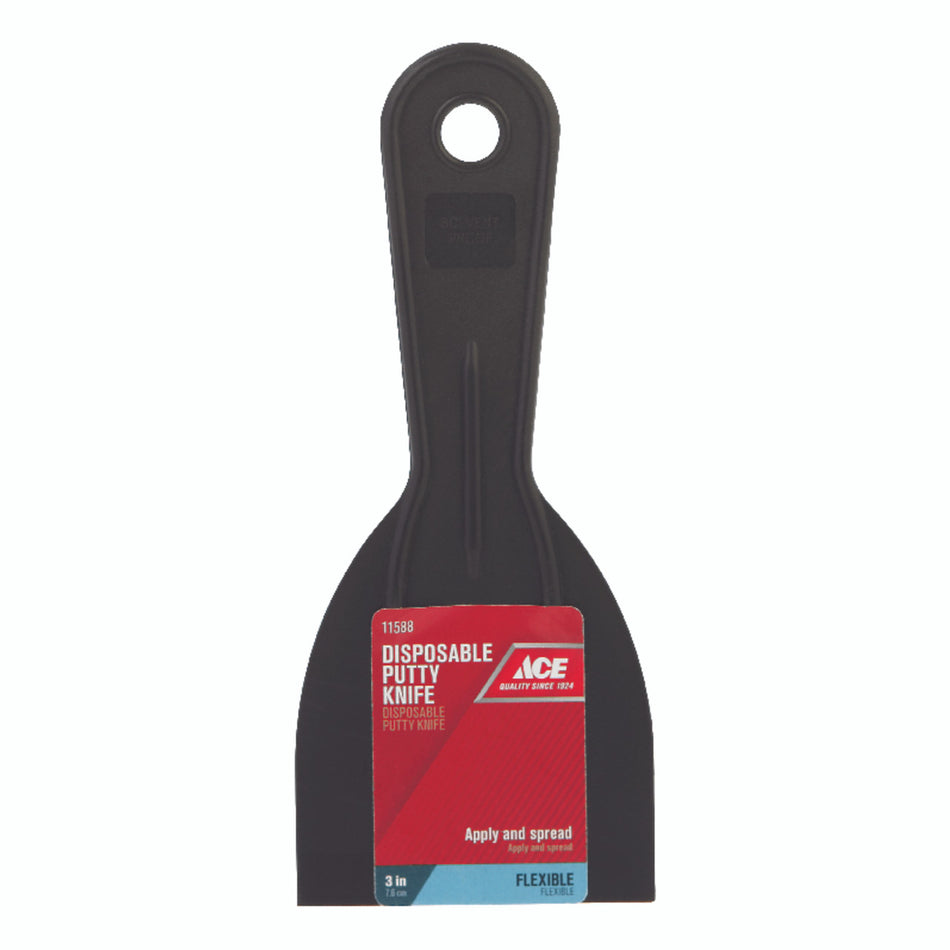 PUTTY KNIFE 3 PLASTIC ACE