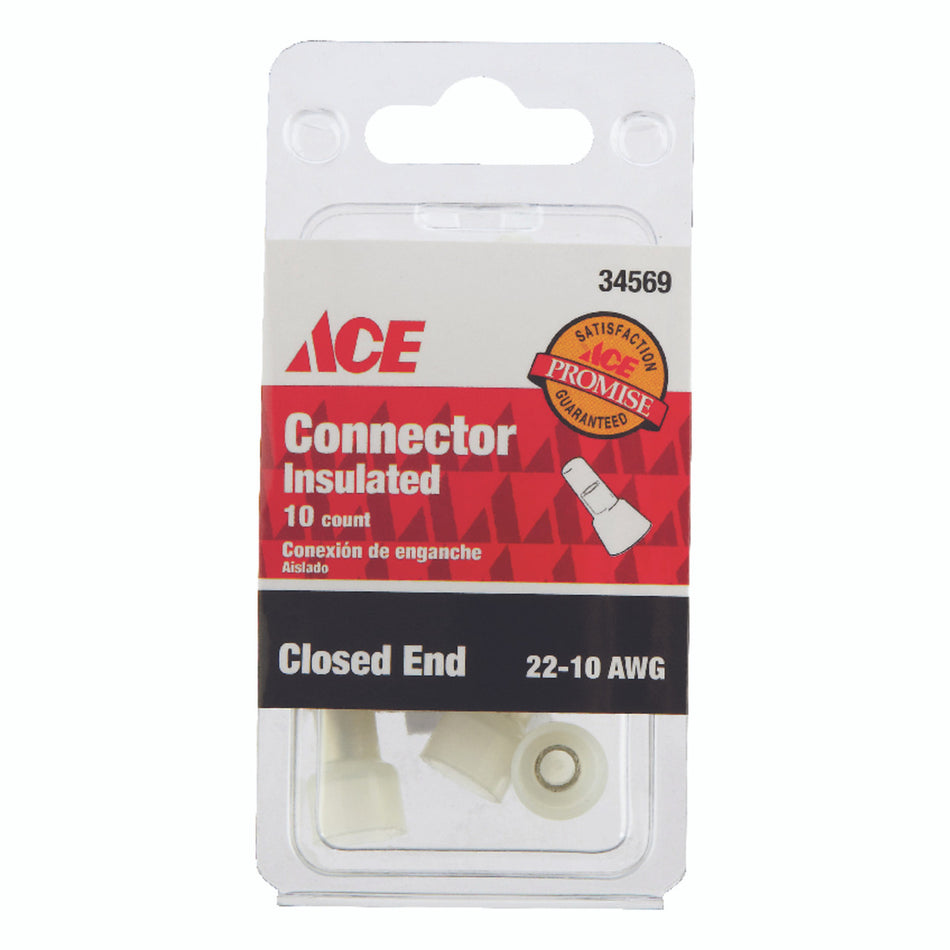 CONNECTOR CLOSED END 22-10 G PACK 10