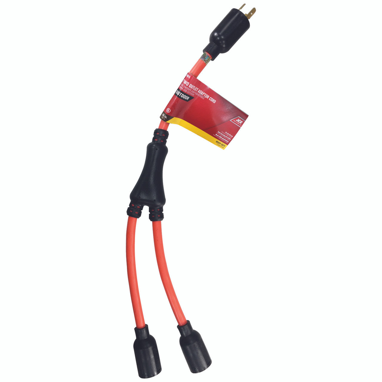 adapter locking y 12/3 20 outlet adapter power tap