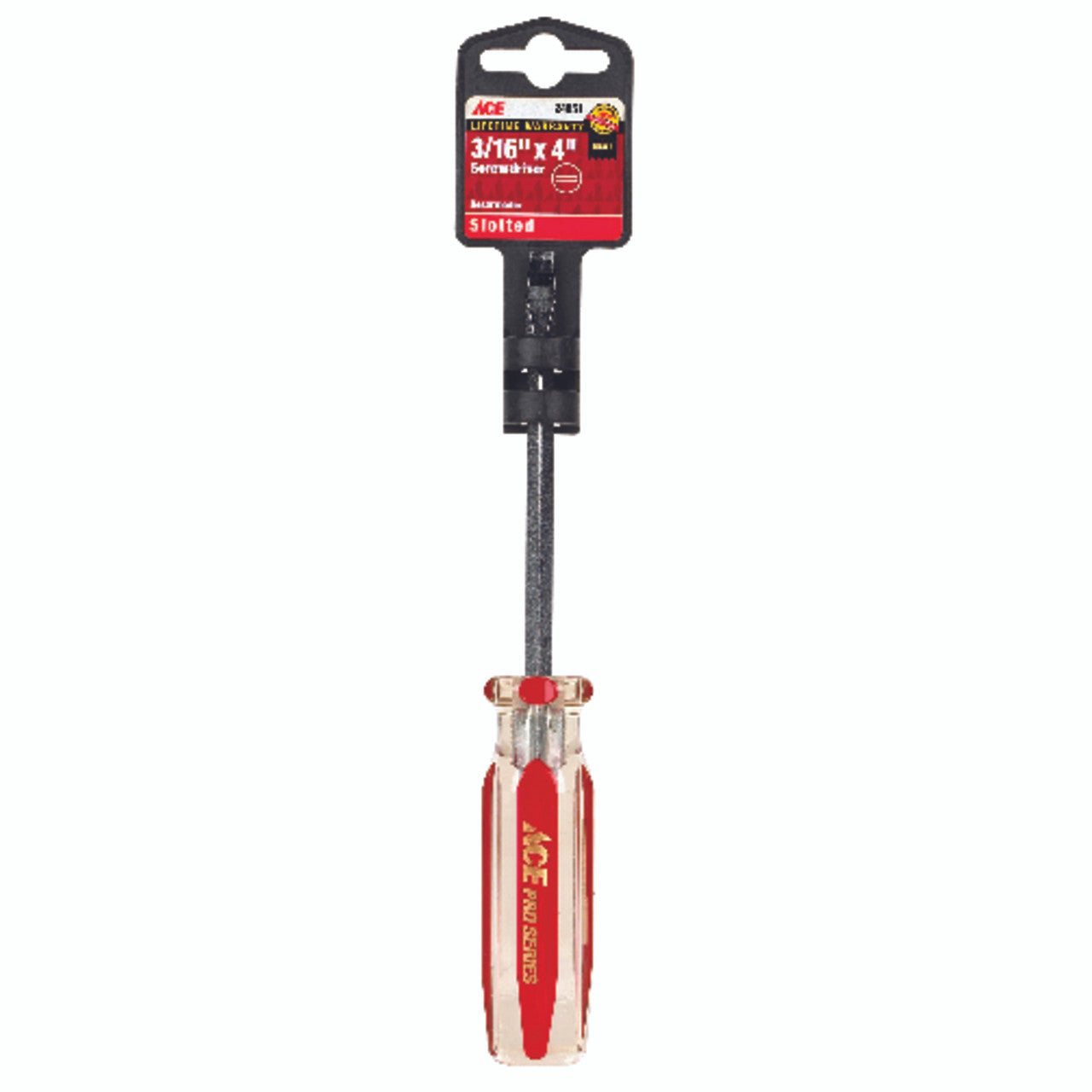 screwdriver 3/16 x 4 slot ace slotted screwdriver hand tool