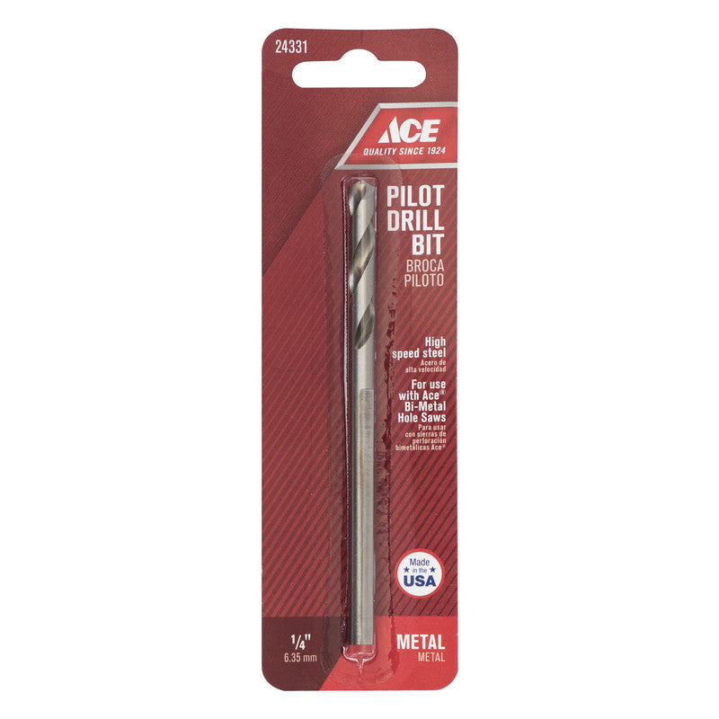 hss drill bit 1/4 in. 1-pc