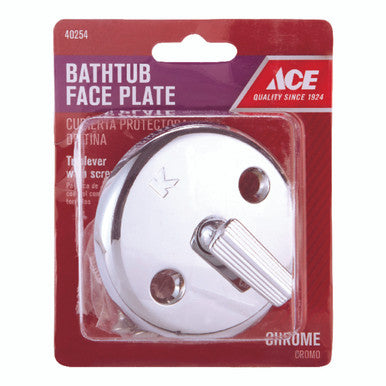 Bath Drain Face Plate Chrome
