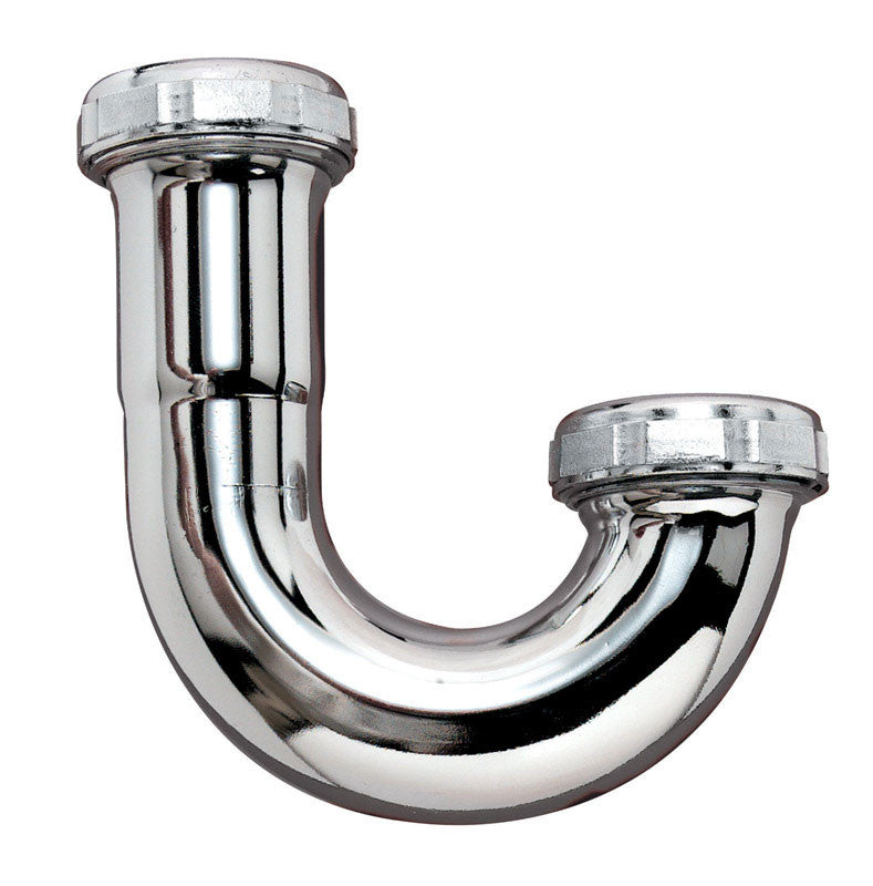 J BEND 20 GAUGE BRASS NICKEL 1-1/2