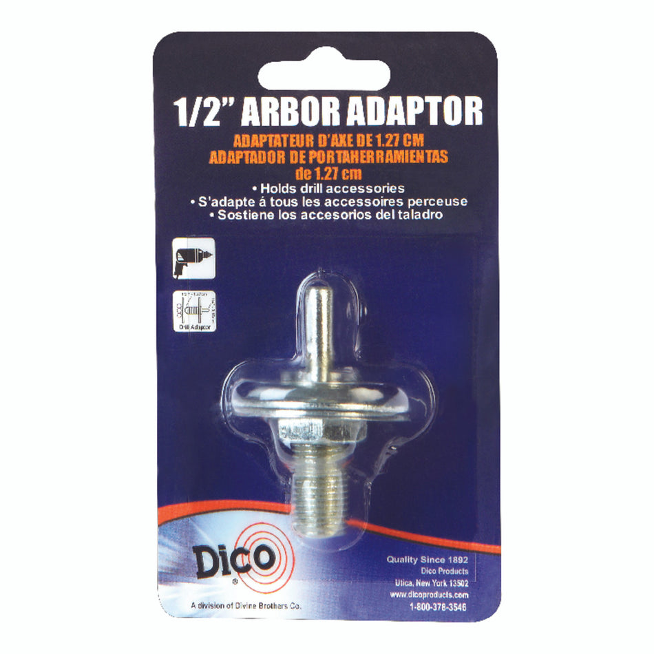 Dico 3 inch L Arbor Adapter 1/4 inch Round 1 piece