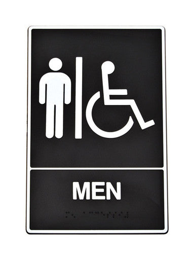 Sign ADA Handicapped Men