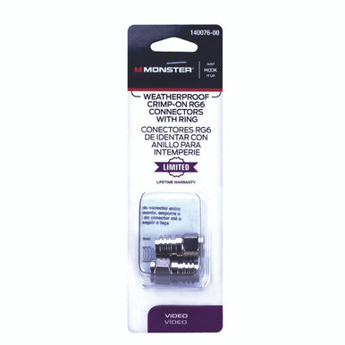 Connector Outside RG6 2 Pack