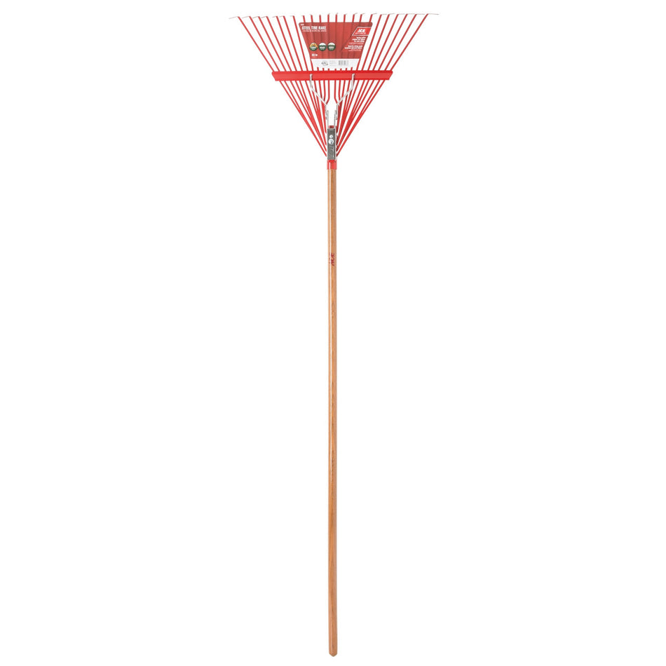 Ace 64.5 inch L x 22 inch W Steel Rake Wood