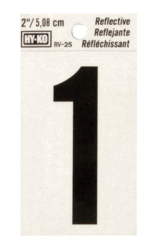 Number 1 Reflective 2 Vinyl