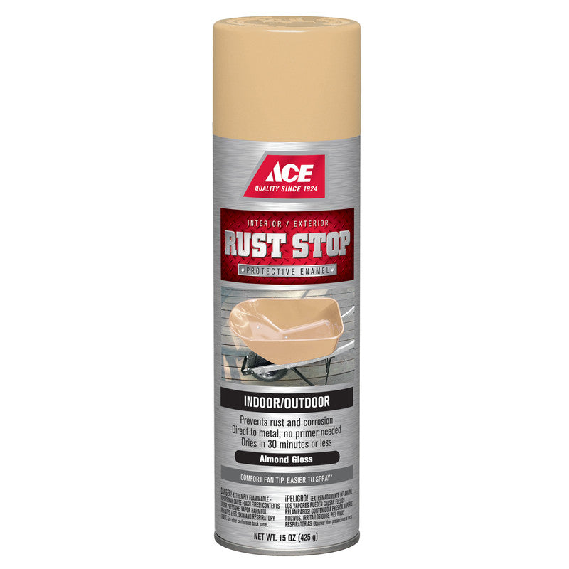 Spray paint Ace RustStop Almond 15 ounce