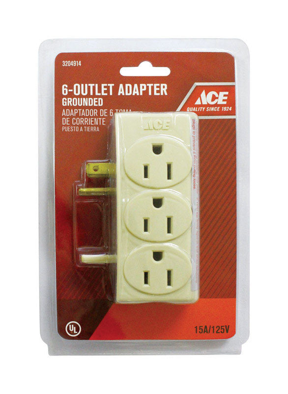 adapter six outlet outlet adapter power tap