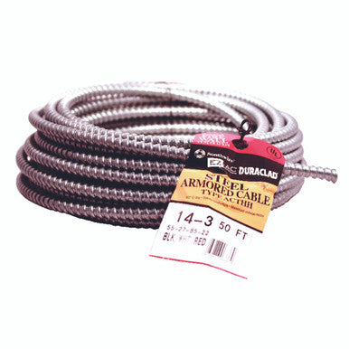 Cable Ac 14-3 Steel 50 Foot