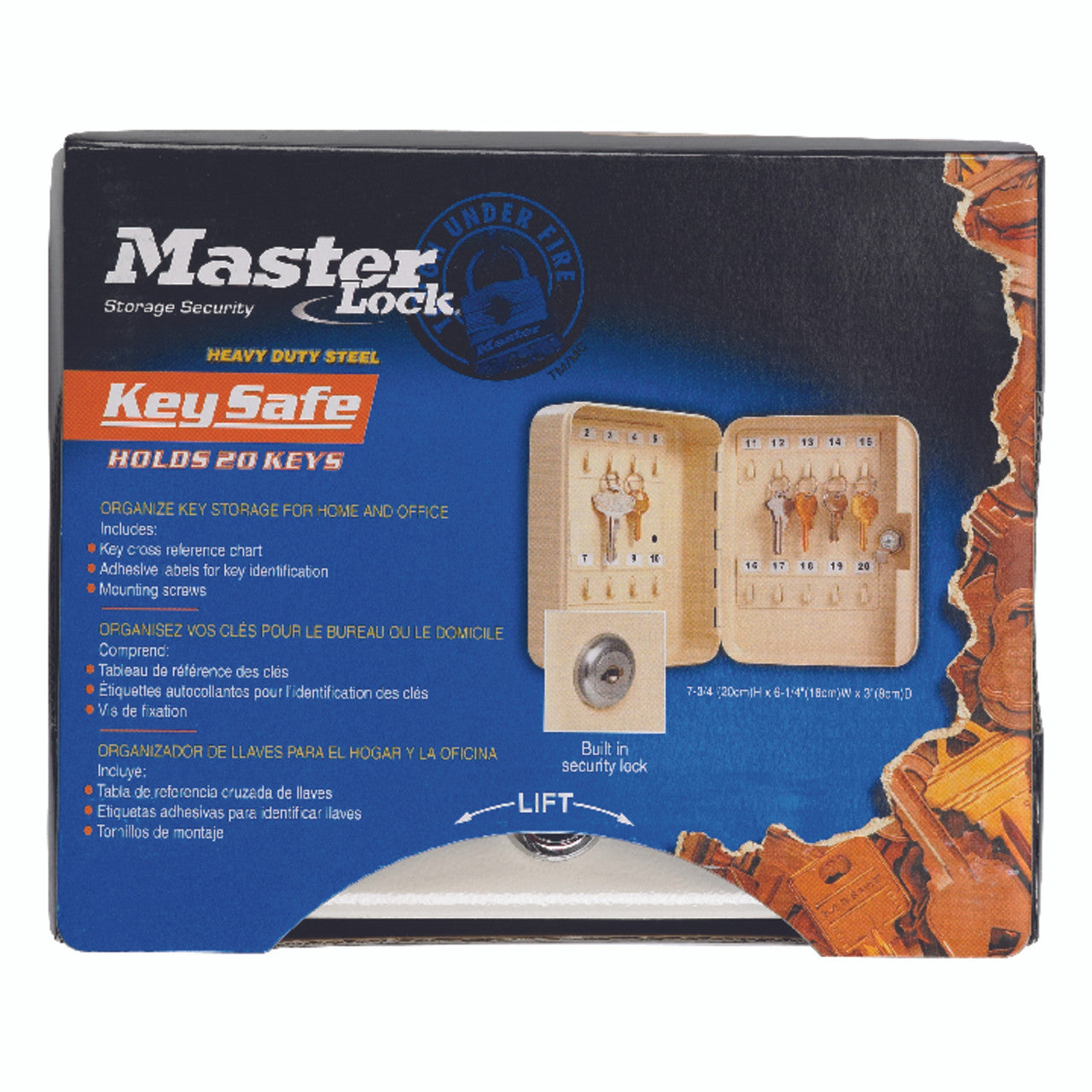 master lock steel key cab 7 x 6 hardware