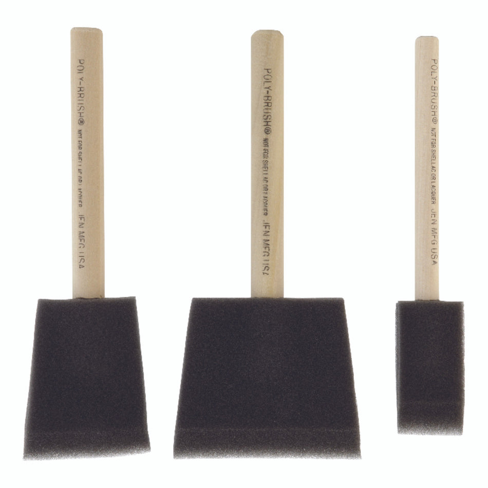 PAINT BRUSH FOAM 3 PACK