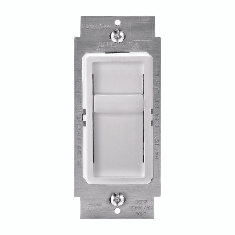 DIMMER SLIDE SINGLE POLE WHITE