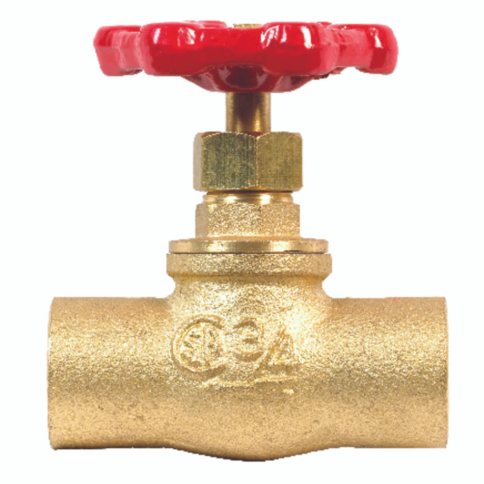 STOP VALVE SWEAT 3/4