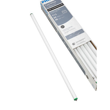Philips Alto 60 watts T12 1.5 in. Dia. x 48 in. L Fluorescent Bulb Cool White Linear 4100 K 1