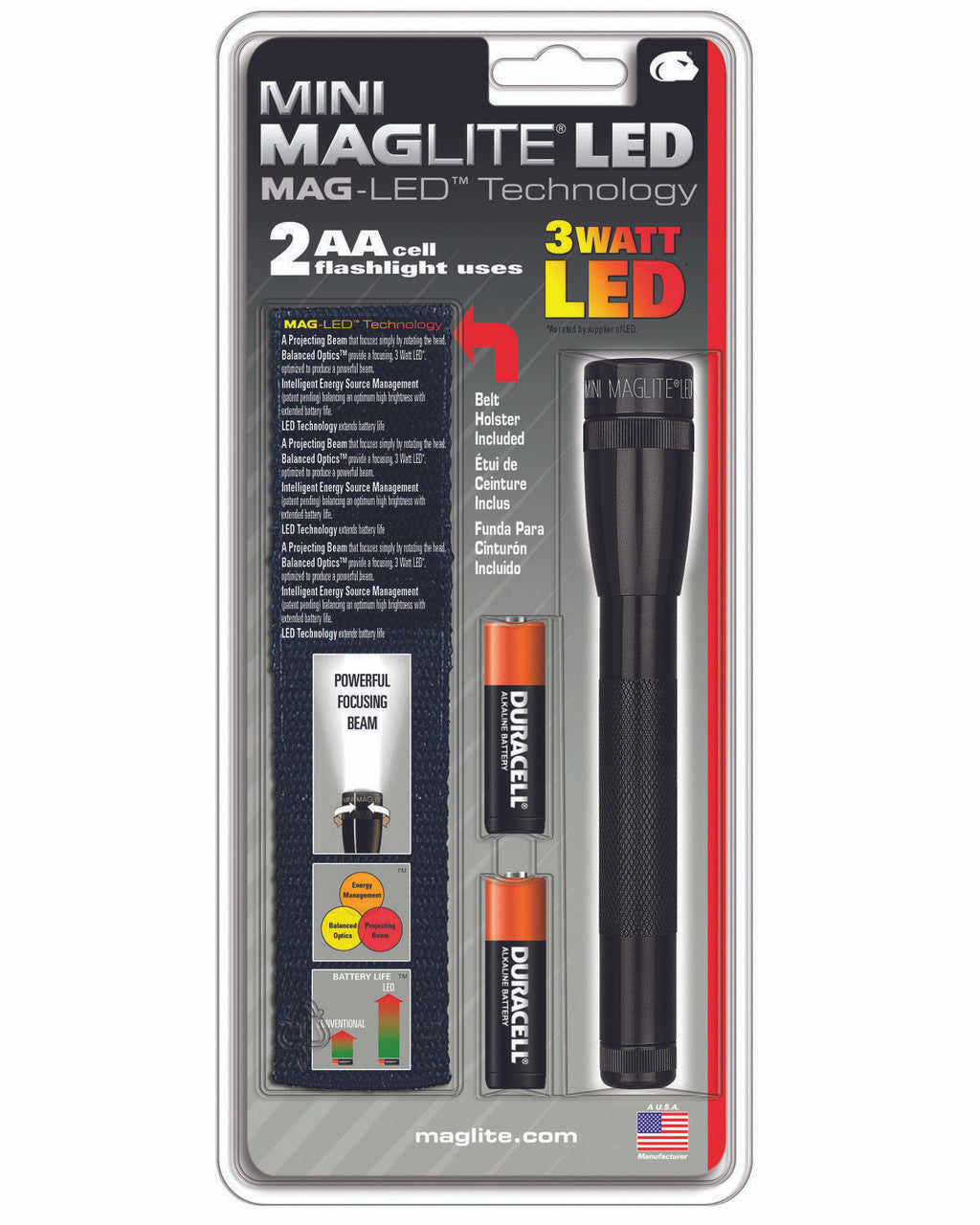 flashlight mini mag 2aa led portable flashlight maintenance inspection