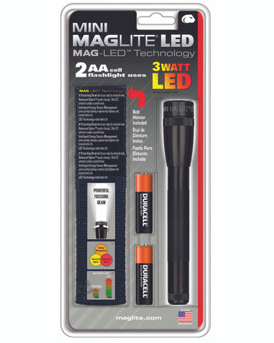 Flashlight Mini Mag 2AA LED