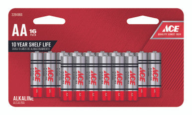 Battery Alkaline AA Cd16 Ace