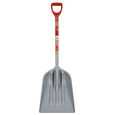 Ace Poly 14.25 inch Wide x 46.5 inch Length General Purpose Scoop Wood Handle