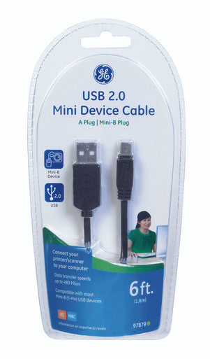 Cable USB Mini Device 6'
