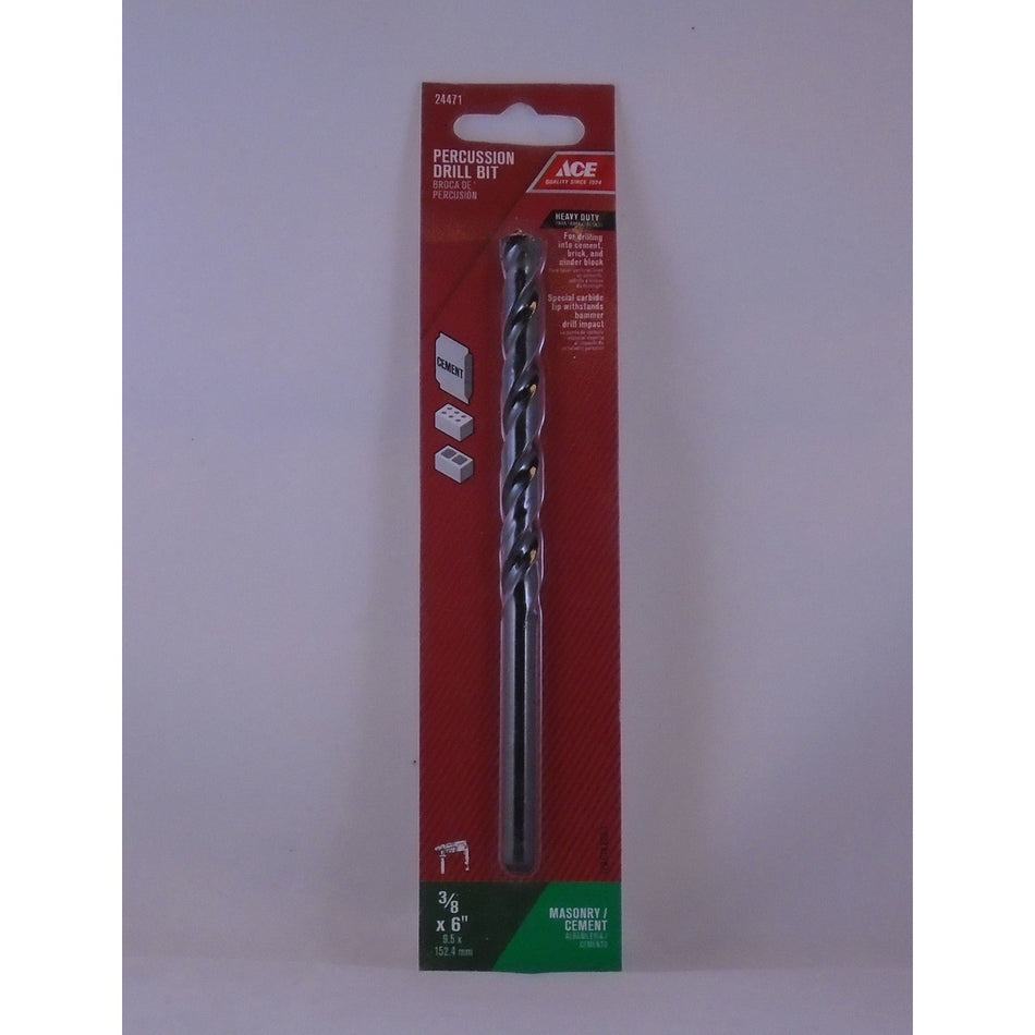 BIT DRILL PERCUSSION 3/8 X 6