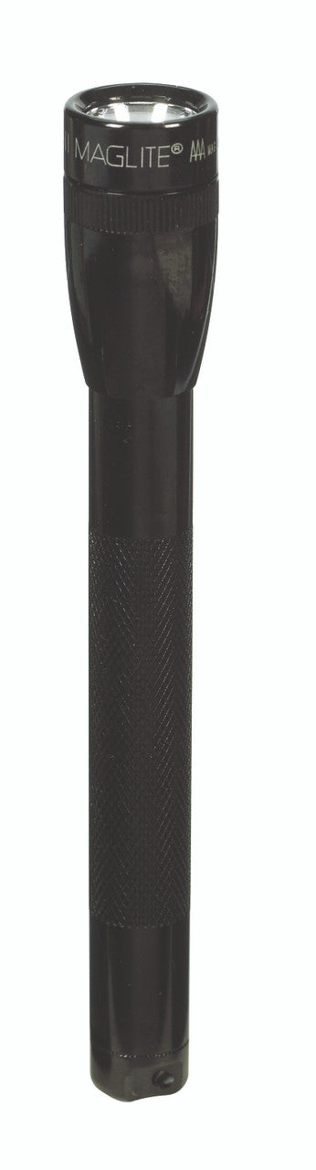 flash light mini mag aaa black portable flashlight maintenance inspection