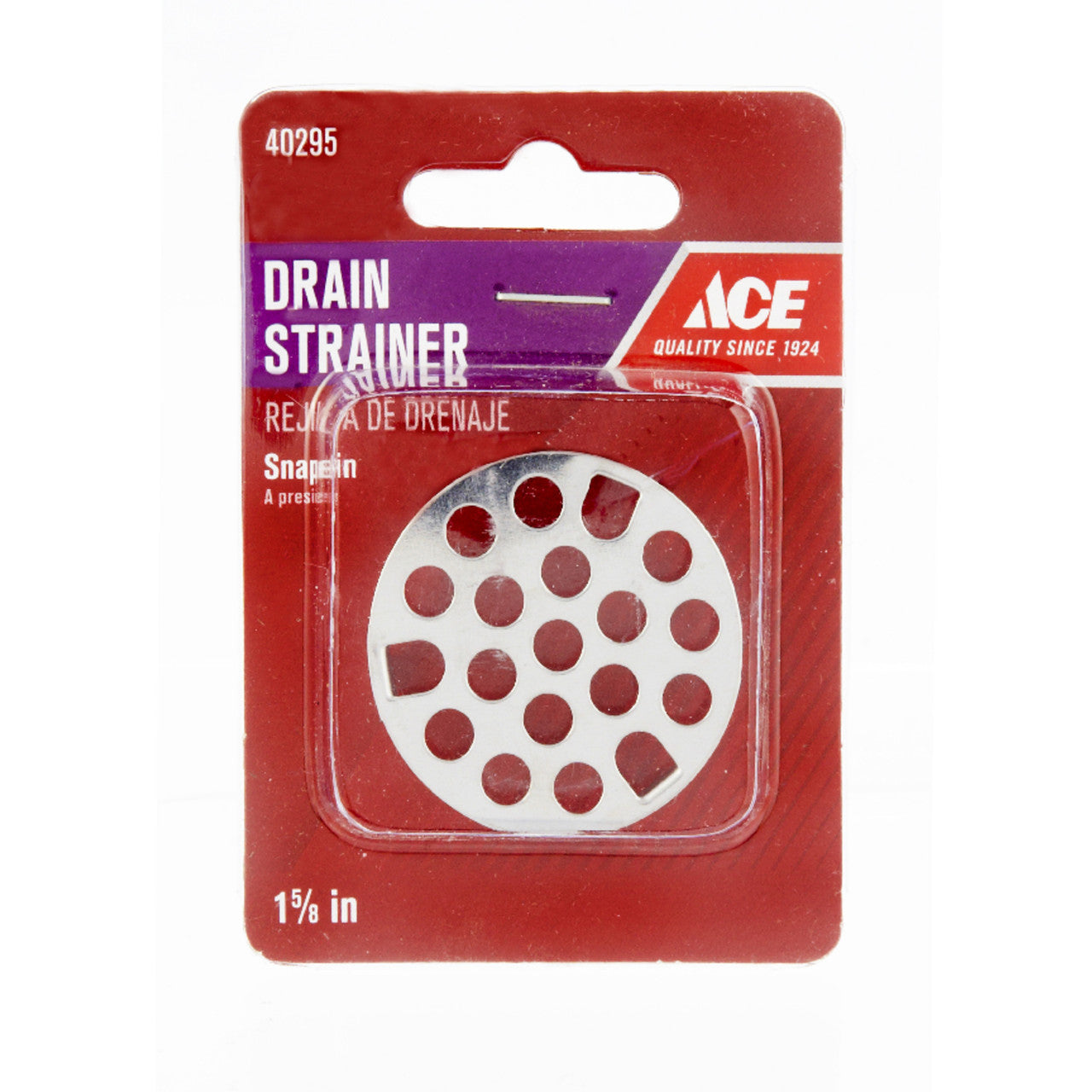 strainer snap in 1-5/8 plumbing strainer