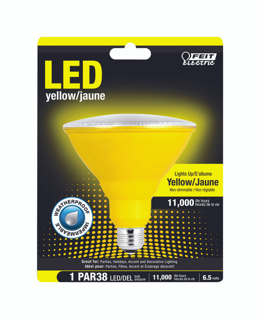 led feit par38 yellow led light bulb  