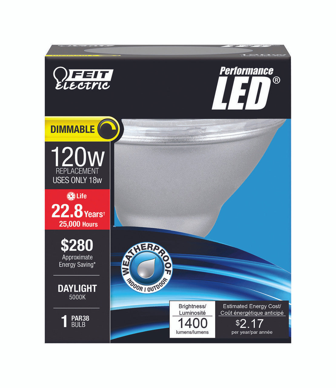 led feit pr38 120 watt equalizer daylight led light bulb 120W daylight