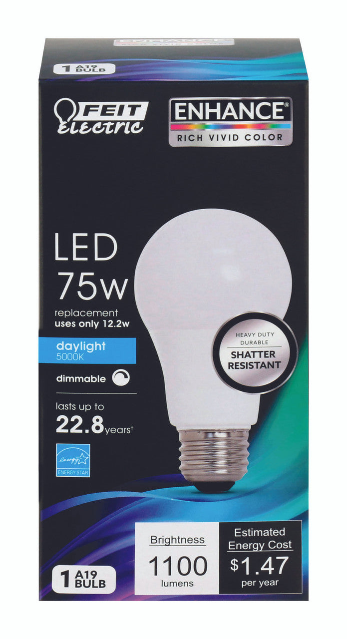 led feit a19 75 watt equalizer day led light bulb 75W 