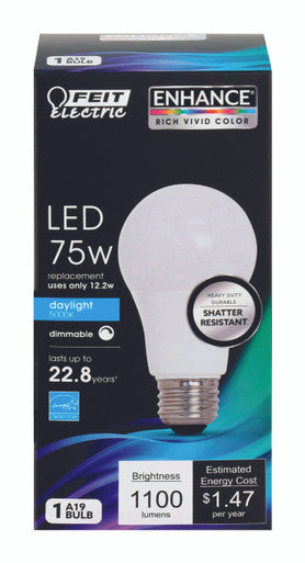 LED Feit A19 75 Watt Equalizer Day