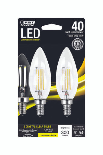 LED Feit Dcrtve 40 Watt Equalizer Soft White