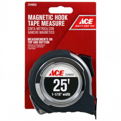 Hook Measuring Tape 1-1/16 X 25 Foot Magnetic