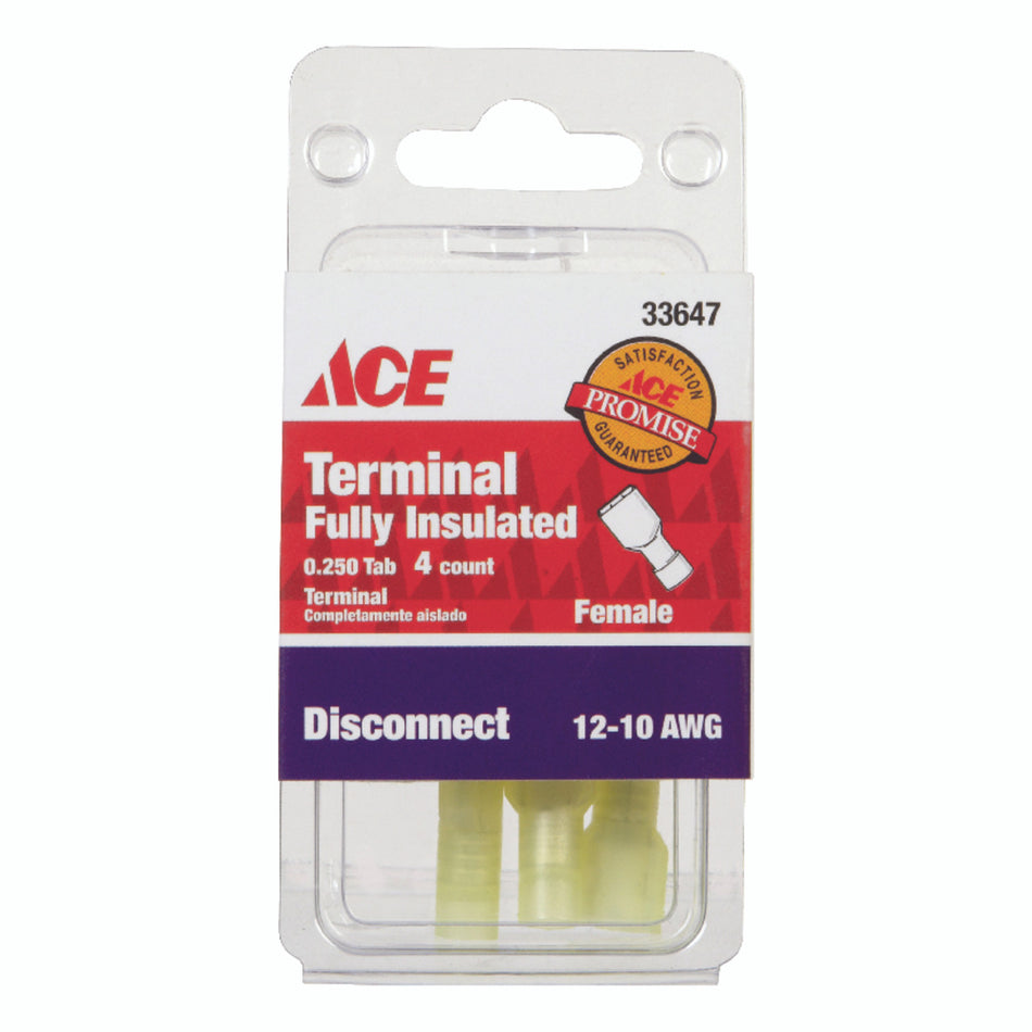 TERMINAL FEMALE FULLY INSULATED 12-10 AWG BOX 4