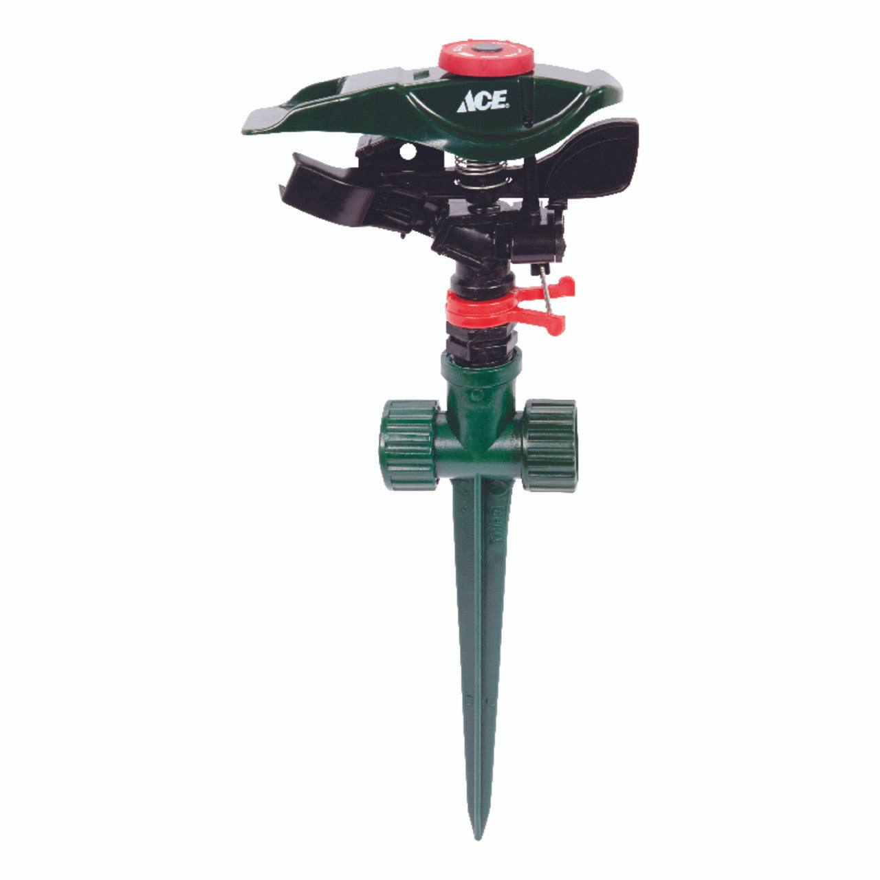 Ace Plastic Spike Base Impulse Sprinkler 5700 sq. ft. | Miller Industrial