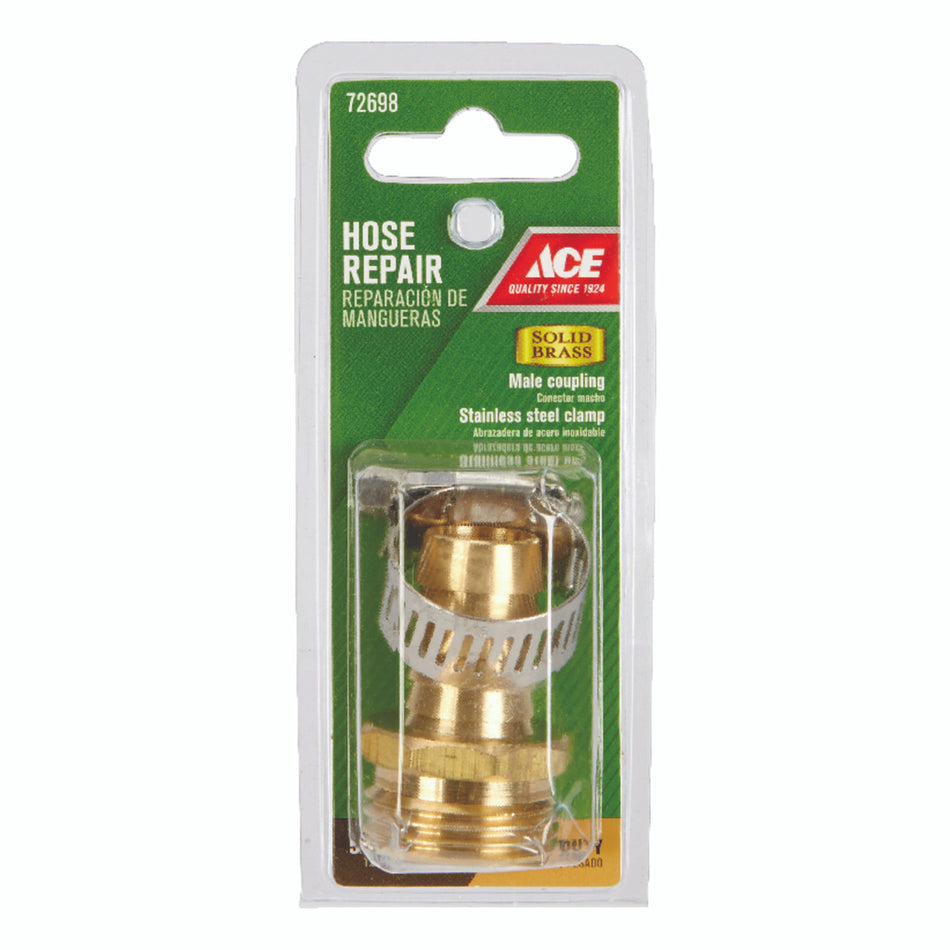 Ace 5/8 Hose Barb x 3/4 MHT in. Brass Threaded Male Hose Repair