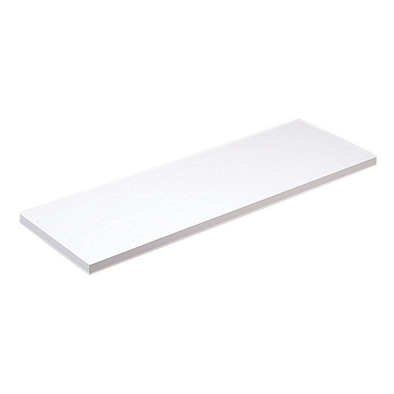 knape & vogt 10 in. h x 10 in. w x 48 in. d white melatex laminate/particle board shelf hardware