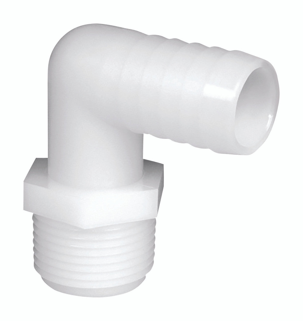 elbow 3/4 mpt x 1/2 barb plumbing pipe elbow