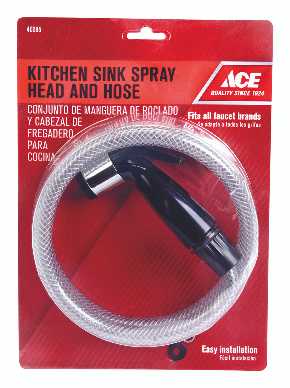 FAUCET SPRAY HEAD HOSE BLACK