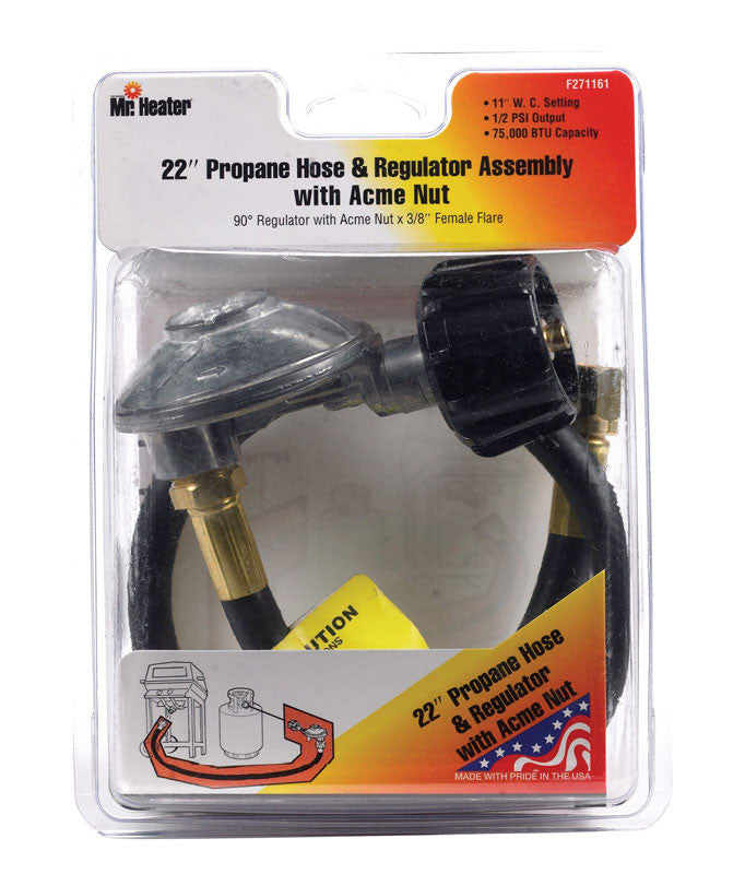 mr. heater 3/8 in. dia. x 22 inch ft. l brass/plastic appliance end fitting acme x female flare h plumbing plumbing supply